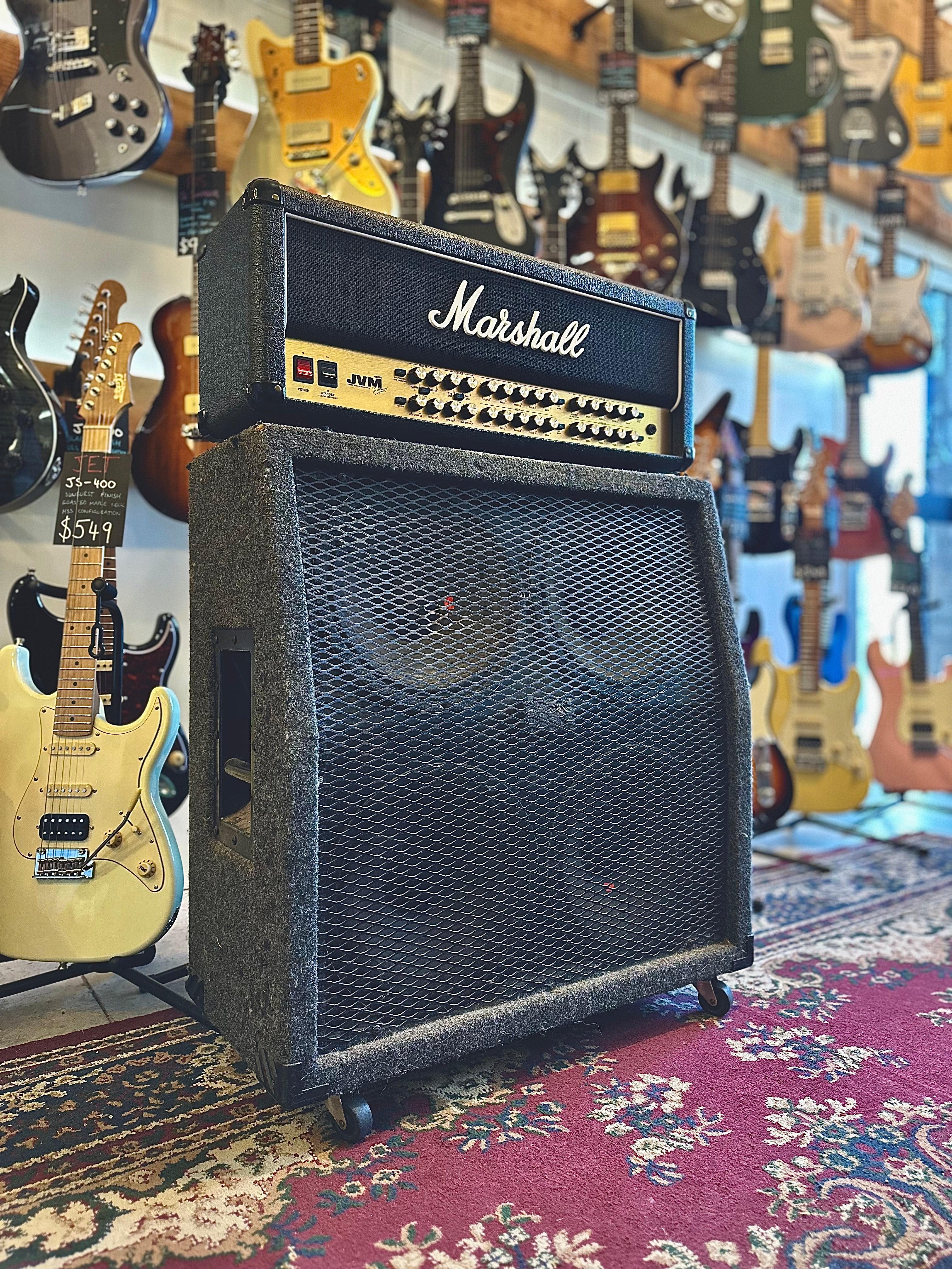 Marshall | JVM410H | 100w | 4 Channel Head + Cab | Pre-Loved Marshall | JVM410H | 100w | 4 Channel Head + Cab | Pre-Loved